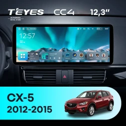Штатная магнитола Teyes CC4 12.3" 8/128 Mazda CX-5 (2012-2015) Тип-C