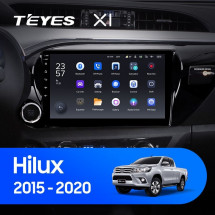 Штатная магнитола Teyes X1 4G 2/32 Toyota Hilux Pick Up (2015-2020)