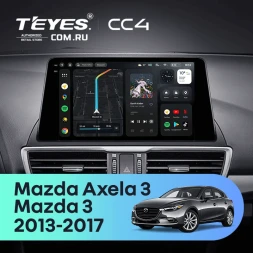 Штатная магнитола Teyes CC4 6/64 Mazda 3 BM (2013-2017) Тип-B (0din)