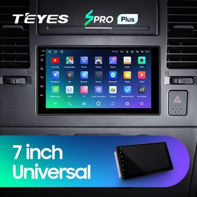 Магнитола Teyes SPRO Plus 3/32 Универсал 7&quot;