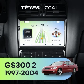 Штатная магнитола Teyes CC4L 6/64 с DTS Lexus GS300 2 S160 (1997-2004) Тип-B