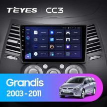 Штатная магнитола Teyes CC3 4/32 Mitsubishi Grandis 1 (2003-2011) F2