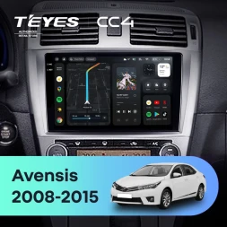 Штатная магнитола Teyes CC4 6/64 Toyota Avensis 3 (2008-2015) F1