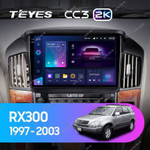 Штатная магнитола Teyes CC3 2K 4/32 Lexus RX300 XU10 (1997-2003) F1