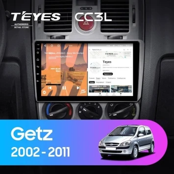 Штатная магнитола Teyes CC3L 4/64 Hyundai Getz (2002-2011) F2