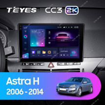 Штатная магнитола Teyes CC3 2K 6/128 Opel Astra H (2006-2014) F1