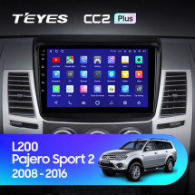 Штатная магнитола Teyes CC2L Plus 1/16 Mitsubishi Pajero Sport 2 (2008-2016)