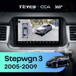 Штатная магнитола Teyes CC4 360 8/128 Honda Stepwgn 3 (2005-2009) Правый руль