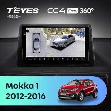 Штатная магнитола Teyes CC4 Pro 360 12/256 Opel Mokka 1 (2012-2016)