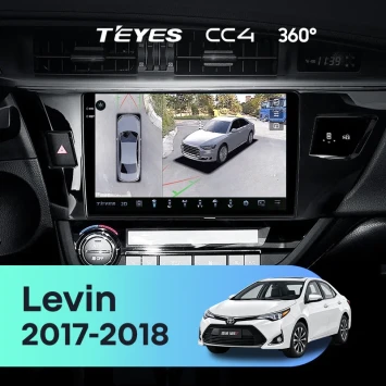 Штатная магнитола Teyes CC4 360 8/128 Toyota Levin 1 E180 Рестайлинг (2017-2018) F2