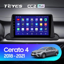 Штатная магнитола Teyes CC2 Plus 6/128 Kia Cerato 4 (2018-2021)