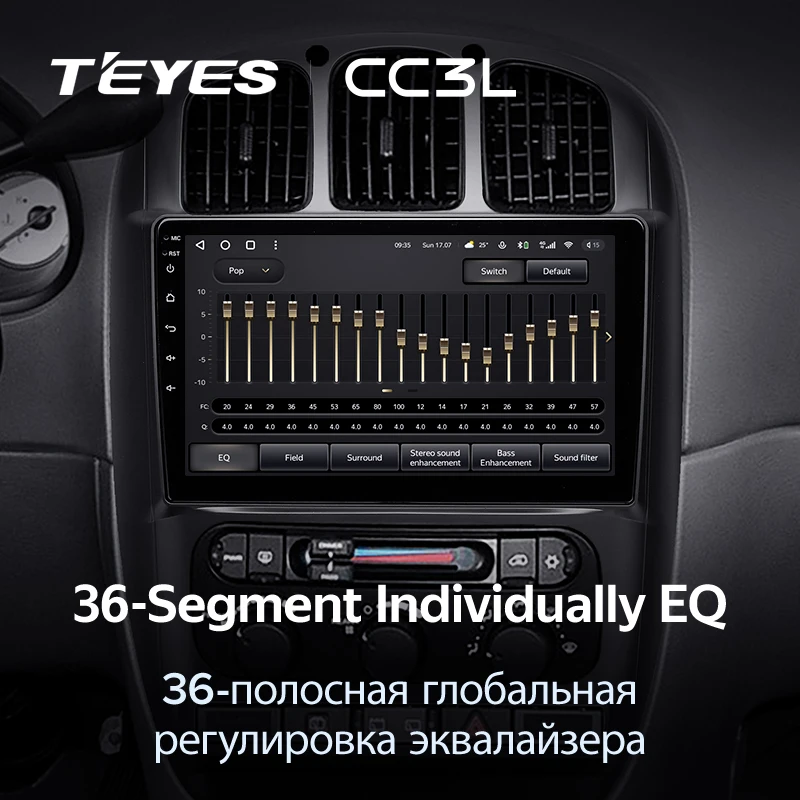 Штатная магнитола Teyes CC3L 4/32 Chrysler Town &amp; Country 4 RS (2000-2007) Тип-A