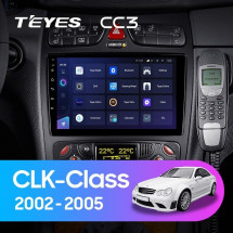 Штатная магнитола Teyes CC3 4/32 Mercedes-Benz CLK Class C209 A209 (2002-2005)
