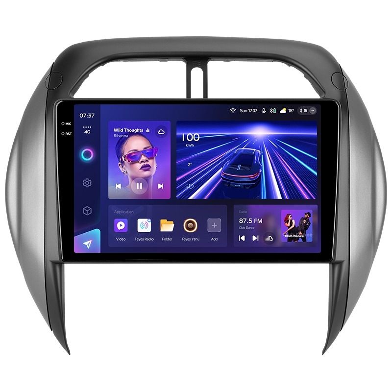 Переходная рамка Toyota RAV4 2 CA20 CA20W XA20 (2003-2005) F4 (9&quot;)