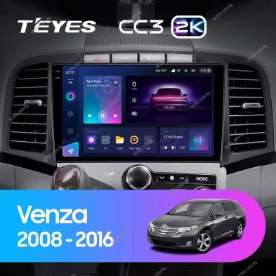 Штатная магнитола Teyes CC3 2K 4/32 Toyota Venza (2008-2016)