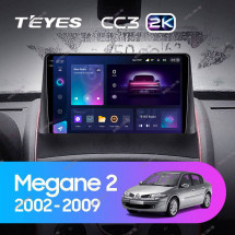 Штатная магнитола Teyes CC3 2K 4/64 Renault Megane 2 (2002-2009)