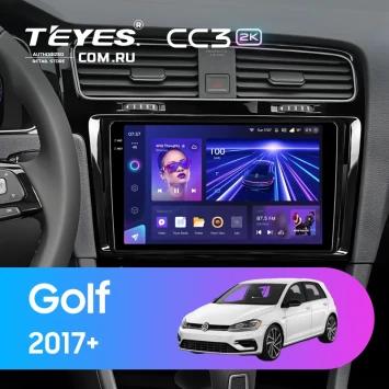 Штатная магнитола Teyes CC3 2K 6/128 Volkswagen Golf 2017+