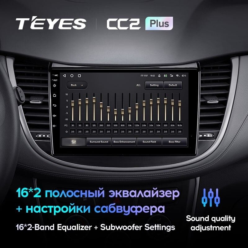 Штатная магнитола Teyes CC3 4/32 Chevrolet Tracker 3 (2013-2017) F2