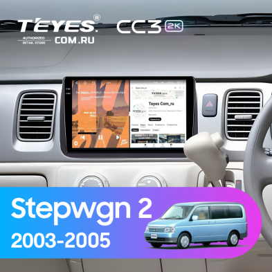 Штатная магнитола Teyes CC3 2K 4/32 Honda Stepwgn 2 (2003-2005)