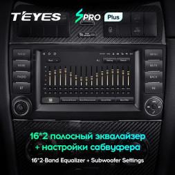 Штатная магнитола Teyes SPRO Plus 4/64 Mercedes-Benz C-Class W203 W209 C180 C200 CL203 C209 A209 (2004-2011) 7 дюймов