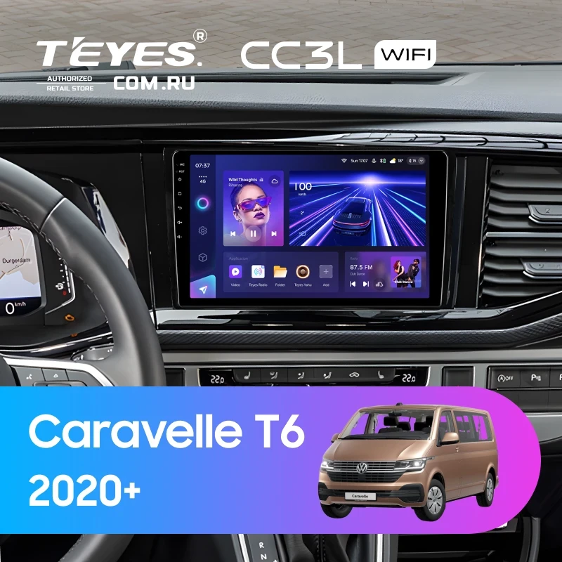 Штатная магнитола Teyes CC3L WiFi 2/32 Volkswagen Caravelle T6 2020+
