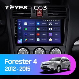 Штатная магнитола Teyes CC3 4/32 Subaru Forester 4 SJ (2012-2015) Тип-A
