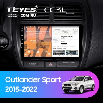 Штатная магнитола Teyes CC3L 4/32 Mitsubishi Outlander Sport (2015-2026) Тип-A