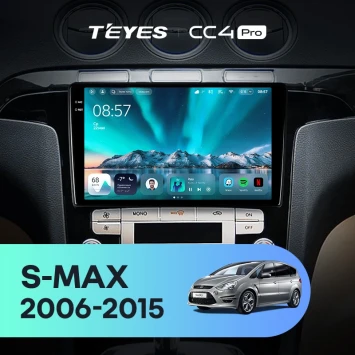 Штатная магнитола Teyes CC4 Pro 12/256 Ford S-MAX (2006-2015) F2