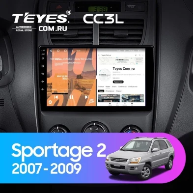 Штатная магнитола Teyes CC3L 4/32 Kia Sportage 2 (2007-2009)