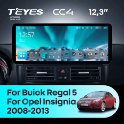 Штатная магнитола Teyes CC4 12.3" 6/64 Buick Regal 5 (2008-2013)
