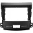Переходная рамка Mitsubishi Outlander 2 CW0W (2005-2013) / Citroen C-Crosser 1 (2007-2013) / Peugeot 4007 (2007-2012) Тип-B (9") F1