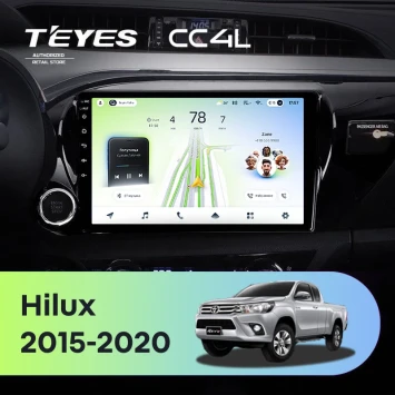 Штатная магнитола Teyes CC4L 6/64 с DTS Toyota Hilux Pick Up (2015-2020)