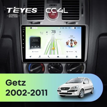Штатная магнитола Teyes CC4L 6/64 с DTS Hyundai Getz (2002-2011) F2