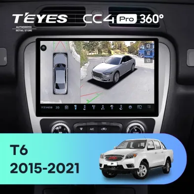 Штатная магнитола Teyes CC4 Pro 360 8/128 JAC T6 (2015-2021) (11")