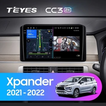 Штатная магнитола Teyes CC3 2K 4/32 Mitsubishi Xpander (2021-2022) Правый руль