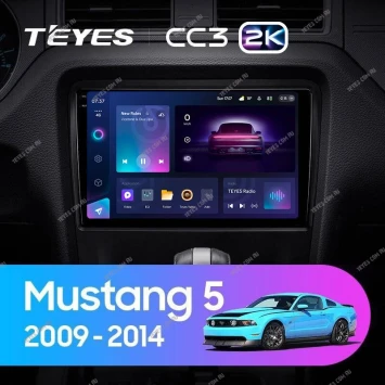 Штатная магнитола Teyes CC3 2K 4/32 Ford Mustang 5 S-197 (2009-2014) F1