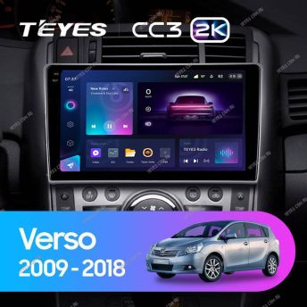 Штатная магнитола Teyes CC3 2K 4/32 Toyota Verso R20 (2009-2018) F1