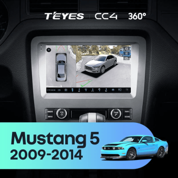 Штатная магнитола Teyes CC4 360 6/64 Ford Mustang 5 S-197 (2009-2014) F1