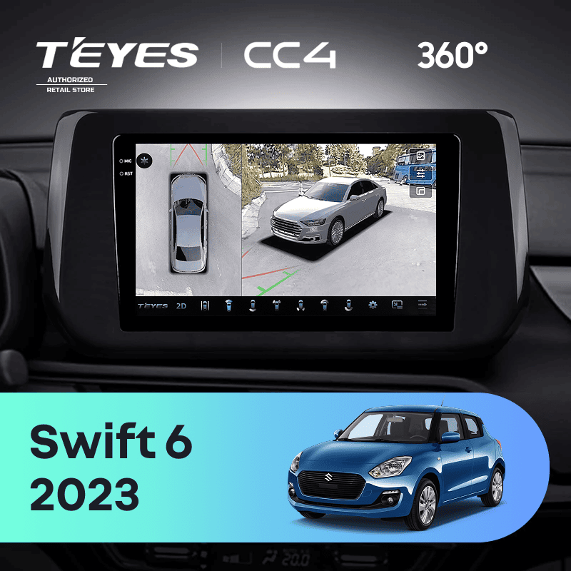 Штатная магнитола Teyes CC4 360 6/64 Suzuki Swift 6 (2023-2026)