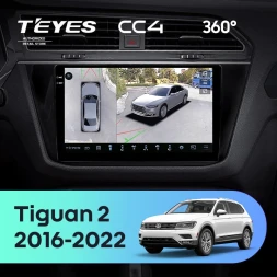 Штатная магнитола Teyes CC4 360 8/128 Volkswagen Tiguan 2 (2016-2022) Тип-A