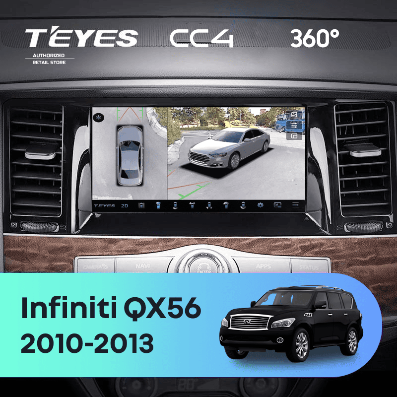 Штатная магнитола Teyes CC4 360 8/128 Infiniti QX56 (2010-2013)