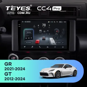 Штатная магнитола Teyes CC4 Pro 8/128 Toyota GR 86 ZN8 GT 86 ZN6 (2012-2024)