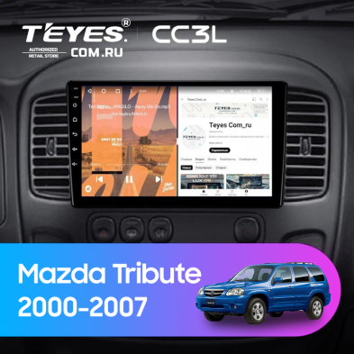 Штатная магнитола Teyes CC3L 4/64 Mazda Tribute (2000-2007)