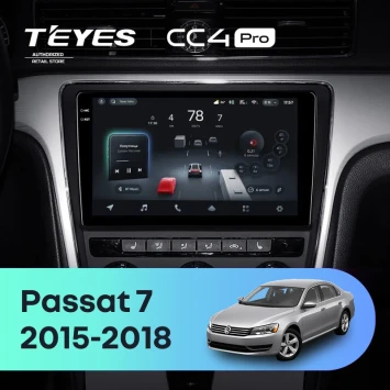 Штатная магнитола Teyes CC4 Pro 12/256 Volkswagen Passat 7 B7 (2015-2018) F1