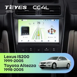 Штатная магнитола Teyes CC4L 6/64 с DTS Toyota Altezza XE10 (1998-2005)