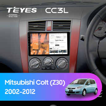 Штатная магнитола Teyes CC3L 4/64 Mitsubishi Colt (Z30) (2002-2012) Правый руль