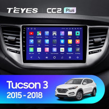 Штатная магнитола Teyes CC2 Plus 6/128 Hyundai Tucson 3 (2015-2018) Тип-B