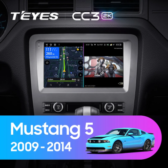 Штатная магнитола Teyes CC3 2K 6/128 Ford Mustang 5 S-197 (2009-2014) F2
