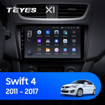 Штатная магнитола Teyes X1 4G 2/32 Suzuki Swift 4 (2011-2017)