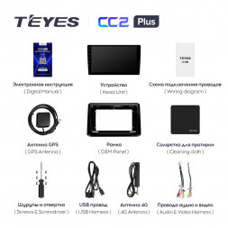 Штатная магнитола Teyes CC2 Plus 6/128 Toyota Esquire 1 (2014-2020)